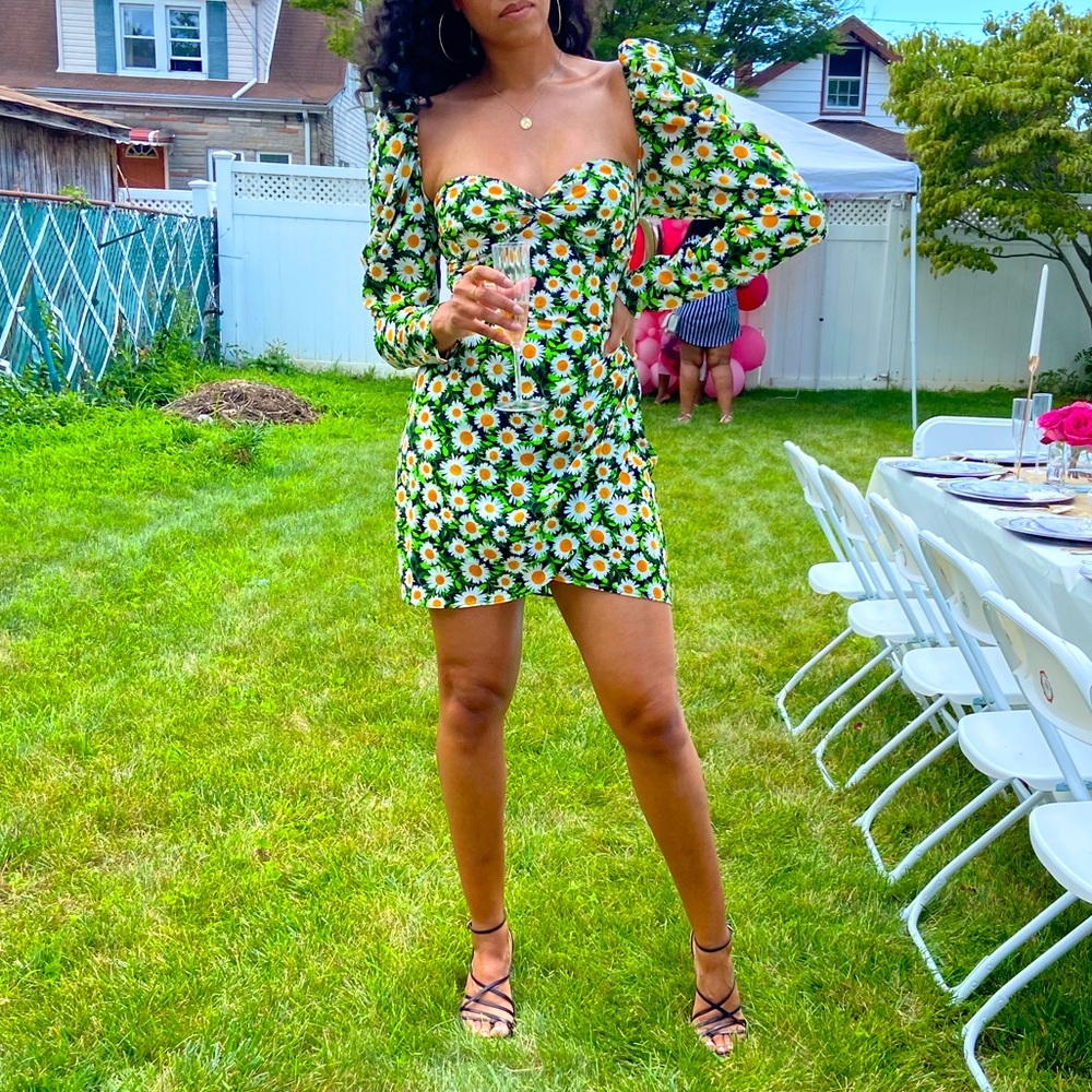 AFRM Sunflower dress